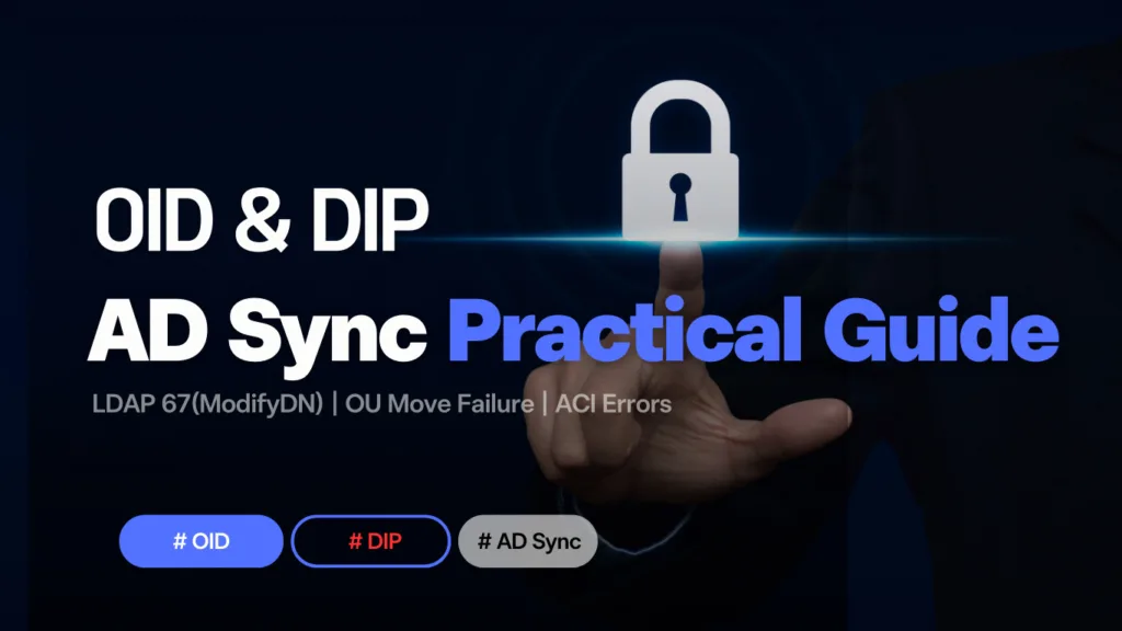 Fixing LDAP 67 (ModifyDN) · OU Move Failures · ACI Errors — OID × DIP Operations Checklist 3 ldap 67 modifydn aci oid dip guide en